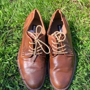 Madison Men's Tan Leather Oxfords